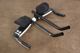 40cm 3T Aura Pro Carbon TT Triathlon Aero Base Bar Handlebar + Extensions 31.8mm