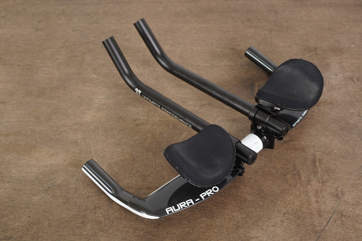 40cm 3T Aura Pro Carbon TT Triathlon Aero Base Bar Handlebar + Extensions 31.8mm