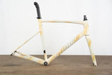 2022 58cm Specialized Allez Sprint Sand White Alloy Disc Brake Road Frameset