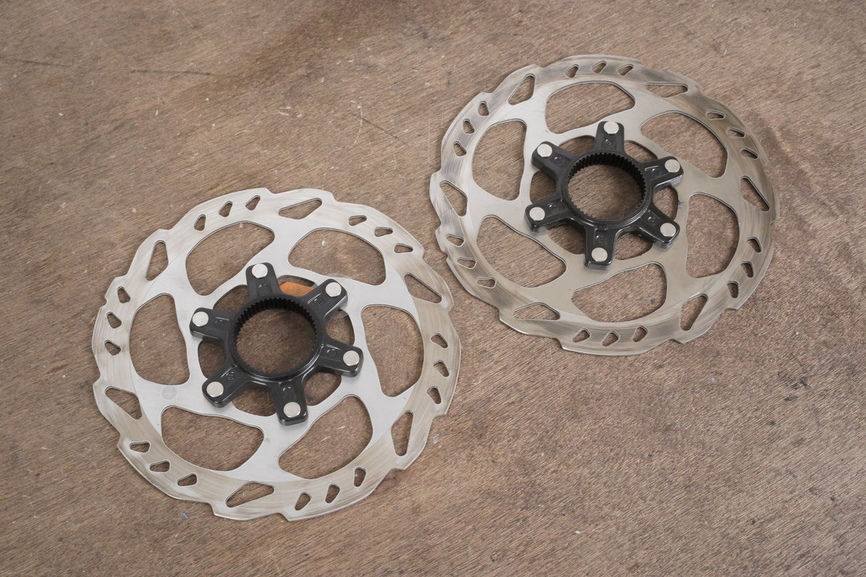 (2) 160mm Shimano SLX SM-RT70 Center Lock Disc Brake Rotors