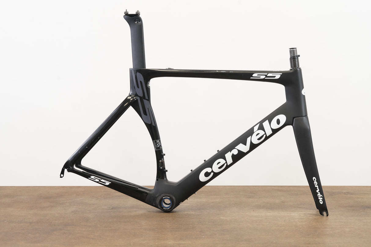 58cm Cervelo S5 Carbon Aero Rim Brake Road Frameset