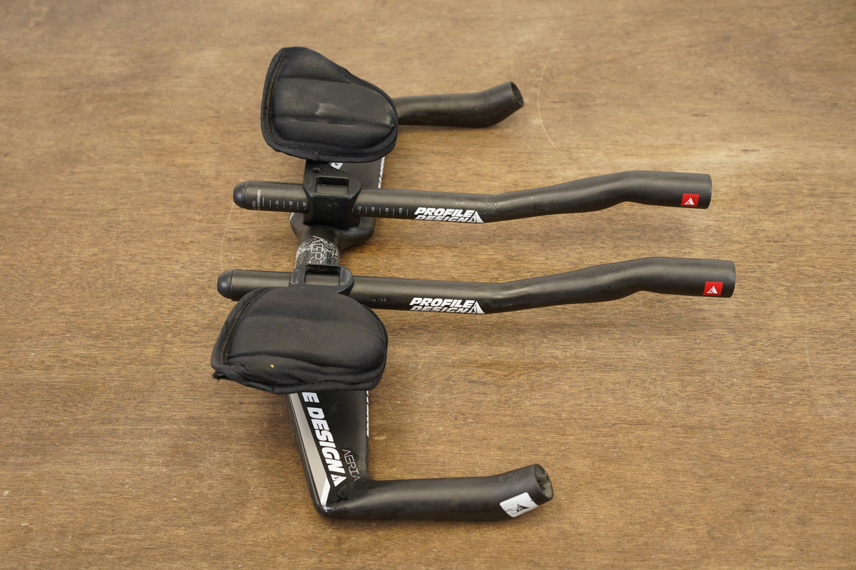 42cm Profile Design Aeria Carbon Base Bar + Carbon Extensions 31.8mm