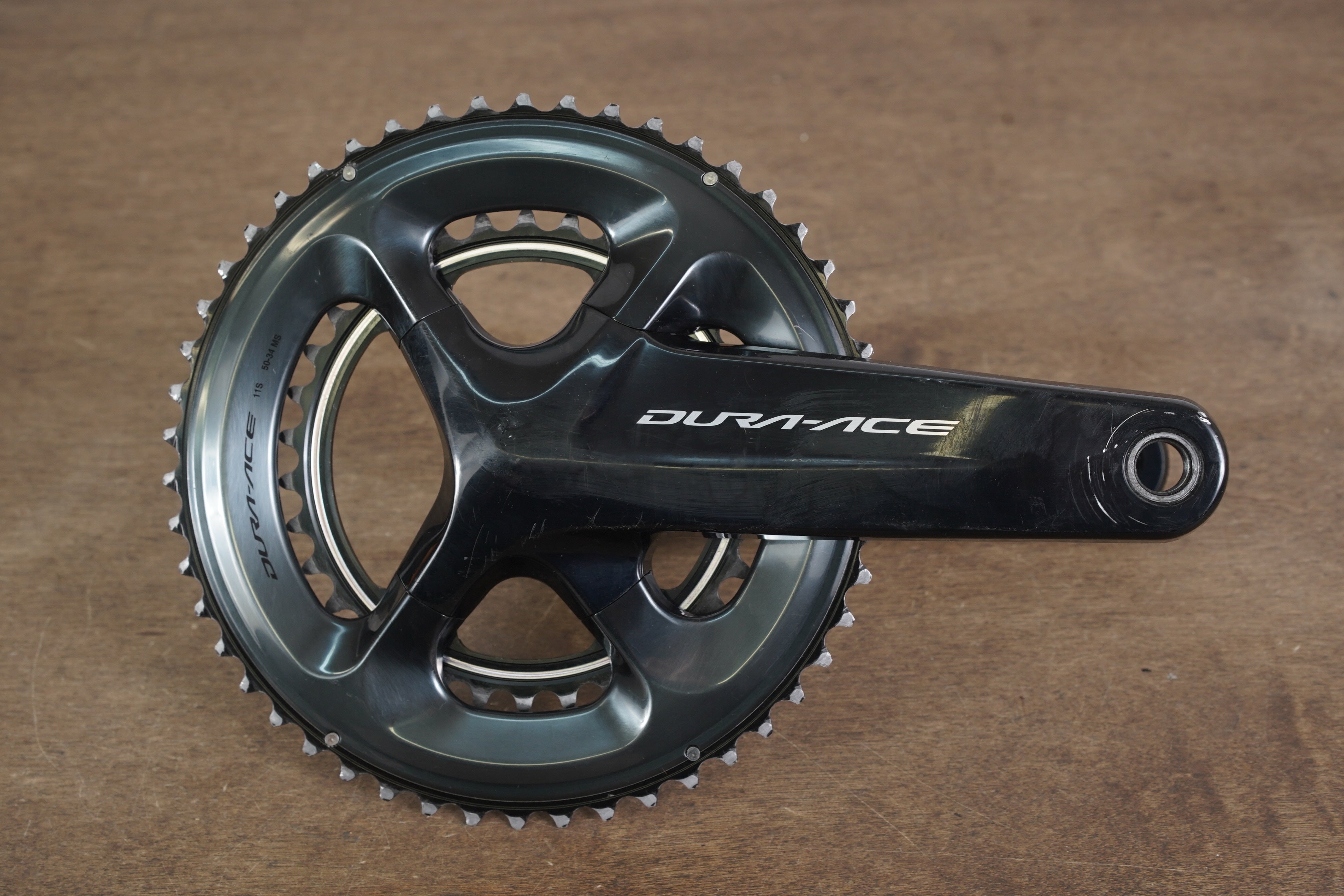 172.5mm 50/34T Shimano Dura-Ace FC-R9100 11 Speed Crankset 172.5mm 50/34T Shimano Dura-Ace FC-R9100 11 Speed Crankset