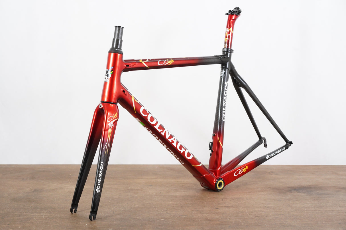 50h Colnago C60 Art Decor Carbon Rim Brake Road Frameset