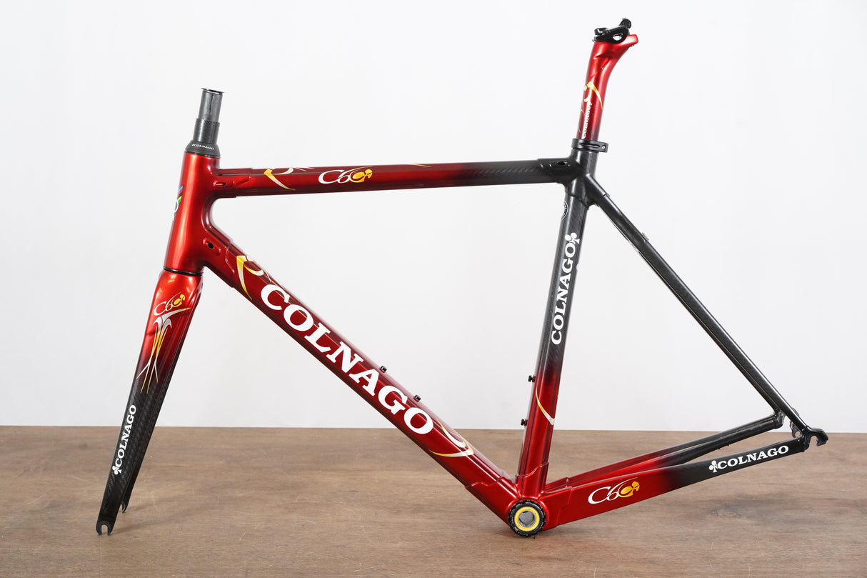 50h Colnago C60 Art Decor Carbon Rim Brake Road Frameset