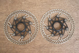 (2) 160mm Campagnolo H11 AFSA Center Lock Disc Brake Road Rotors