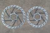 (2) 180mm / 160mm SRAM HS2 6 Bolt Disc Brake Road MTB Gravel Rotors 317g