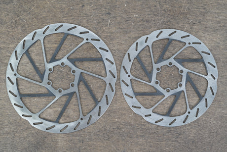 (2) 180mm / 160mm SRAM HS2 6 Bolt Disc Brake Road MTB Gravel Rotors 317g