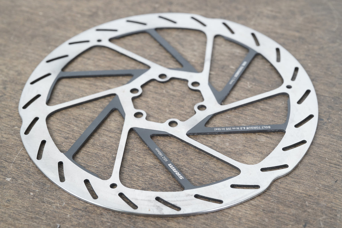 (2) 180mm / 160mm SRAM HS2 6 Bolt Disc Brake Road MTB Gravel Rotors 317g