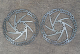 (2) 160mm TR160-14 6 BOLT Disc Brake Rotors Road Gravel CX MTB 210g