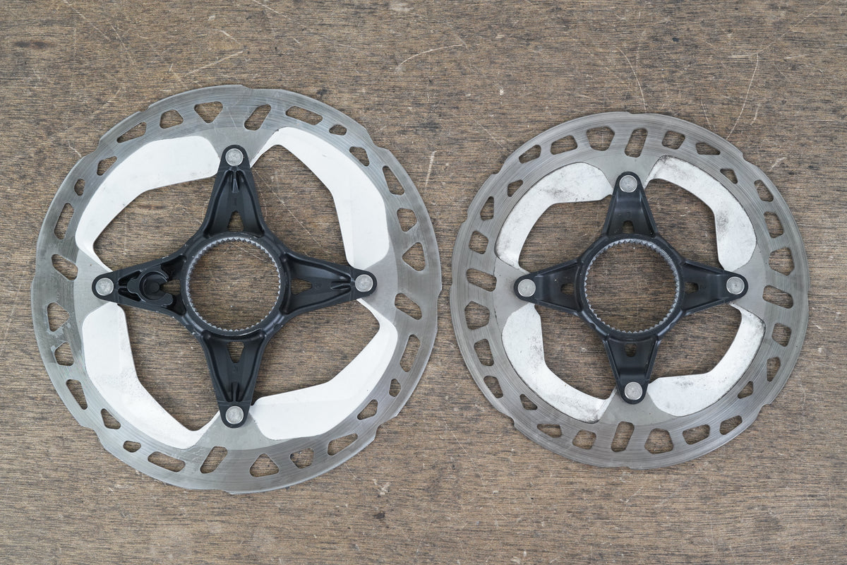 (2) 160mm/140mm Shimano XT RT-MT800 Center Lock Disc Brake Road CX MTB Rotors