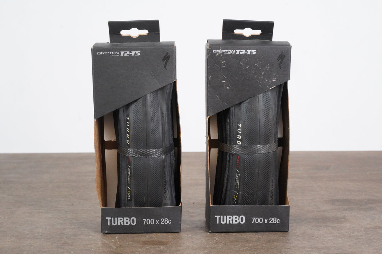 (2) NEW 700x28C 28mm Specialized S-WORKS Turbo Clincher Road Tires