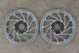 (2) 160mm SRAM CenterLine Center Lock Disc Brake Rotors