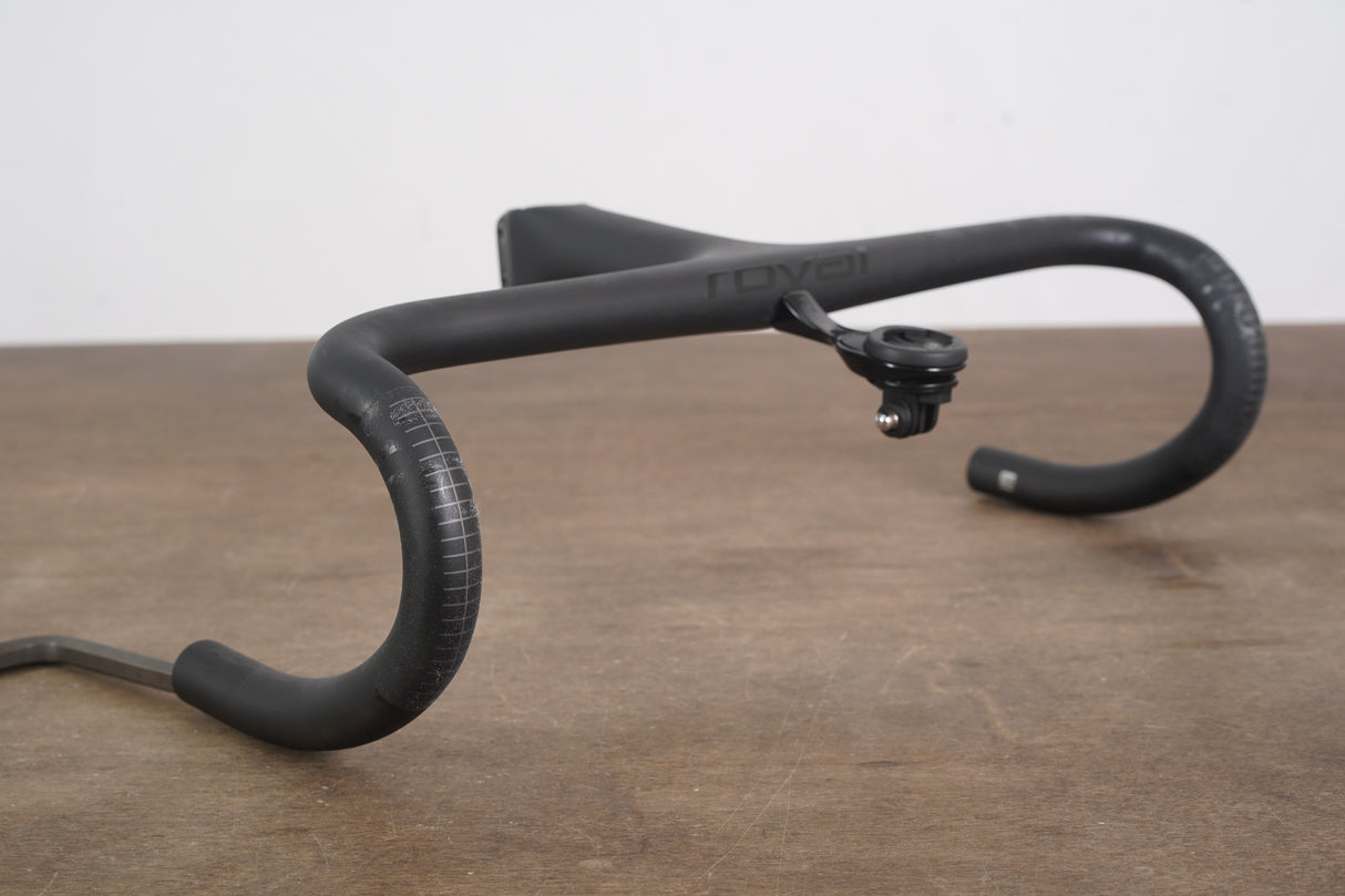 44cm 130mm -6 Degree Roval Alpinist Carbon Road Barstem Handlebar + Mount 1 1/8"