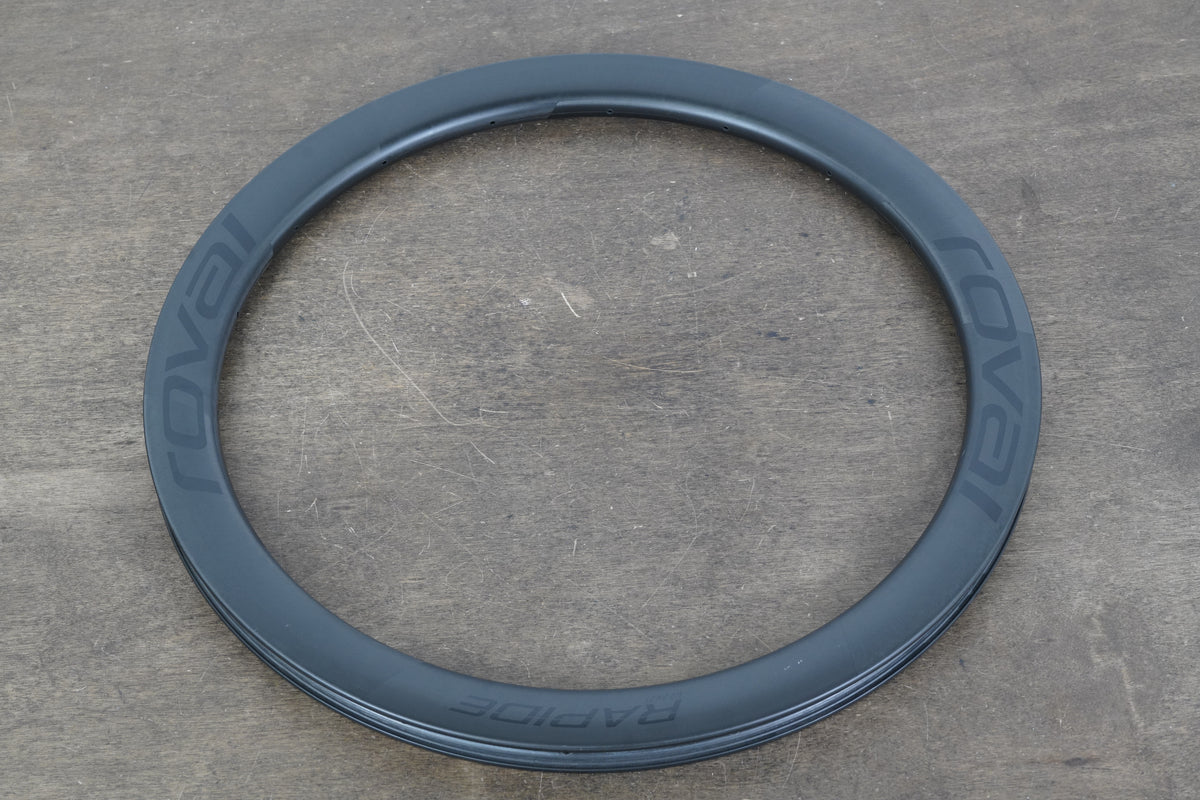 FRONT Roval Rapide CL Carbon Tubeless Clincher Disc Brake 18 Hole Rim Hoop