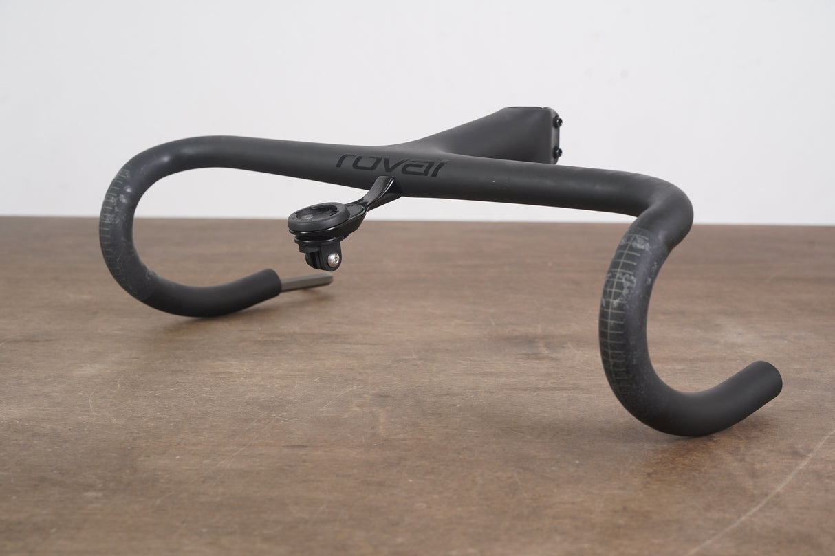 44cm 130mm -6 Degree Roval Alpinist Carbon Road Barstem Handlebar + Mount 1 1/8"
