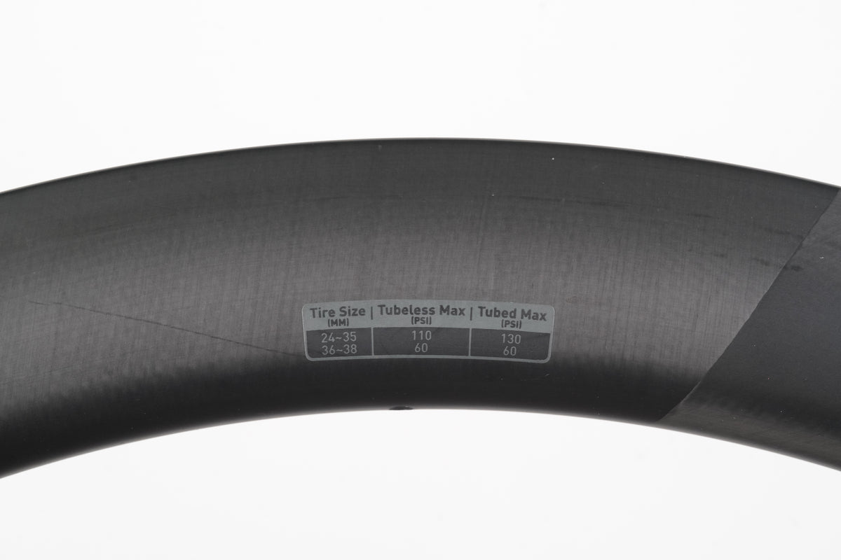 FRONT Roval Rapide CL Carbon Tubeless Clincher Disc Brake 18 Hole Rim Hoop