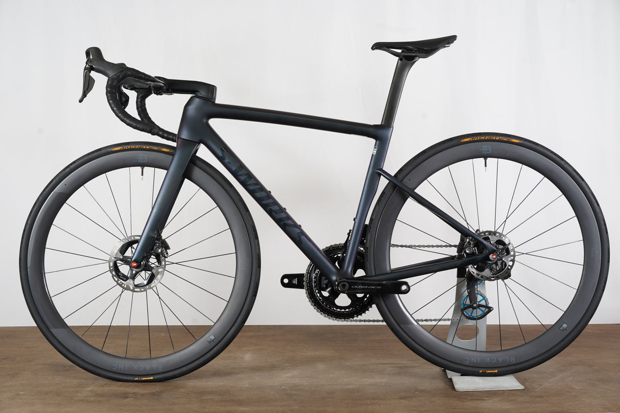 52cm Specialized S-WORKS Tarmac SL8 R9270 Di2 OSPW 4iiii Black Inc. Road Bike