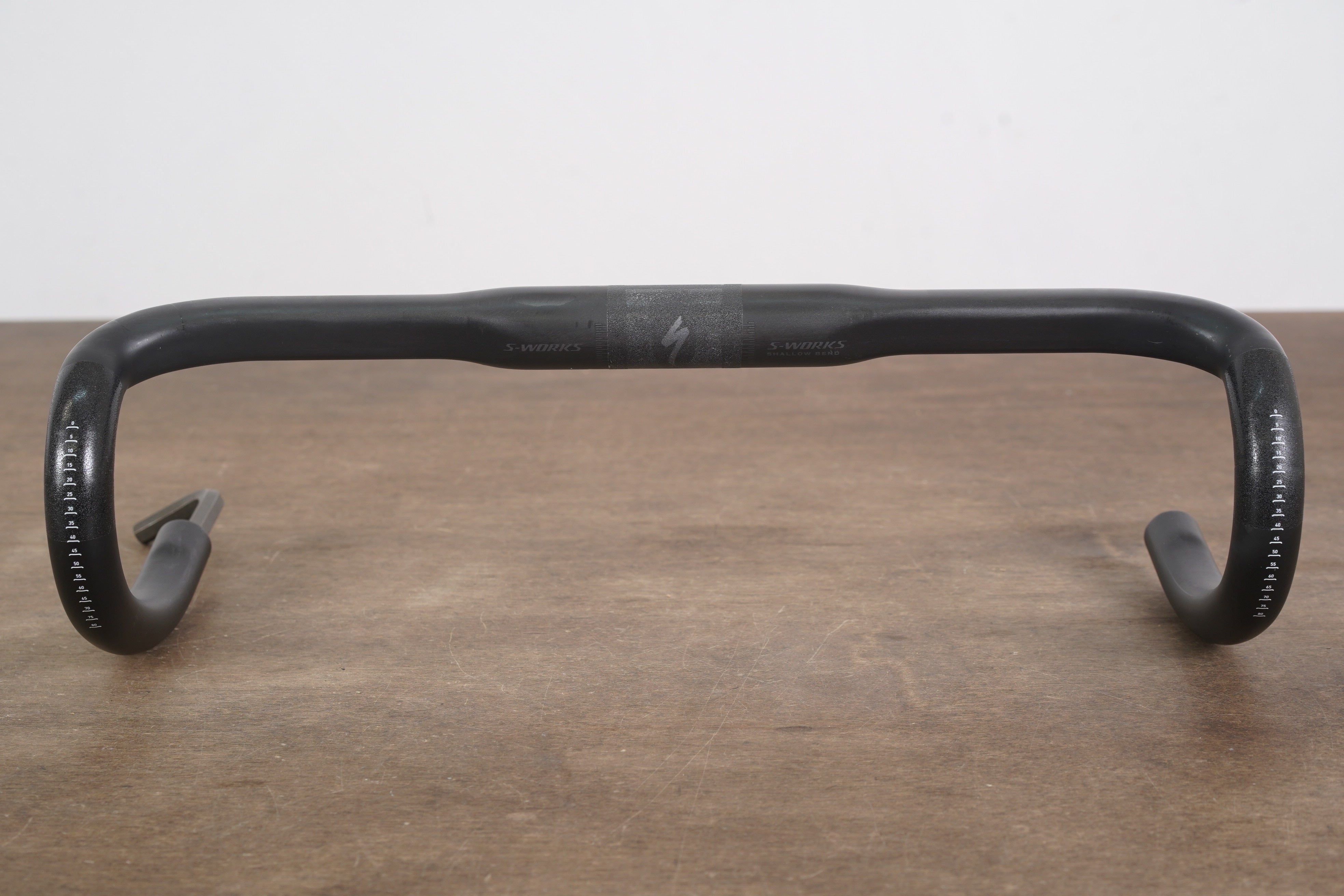 パーツ S-WORKS CARBON SHALLOW ROAD BAR Specialized S-Works Shallow Bend Carbon Handlebar Excel