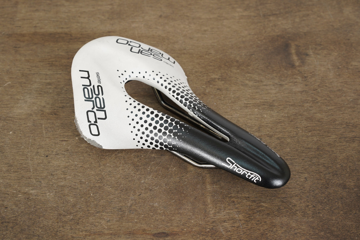 142mm Selle San Marco ShortFit Team Steel Rail Road Saddle 165g