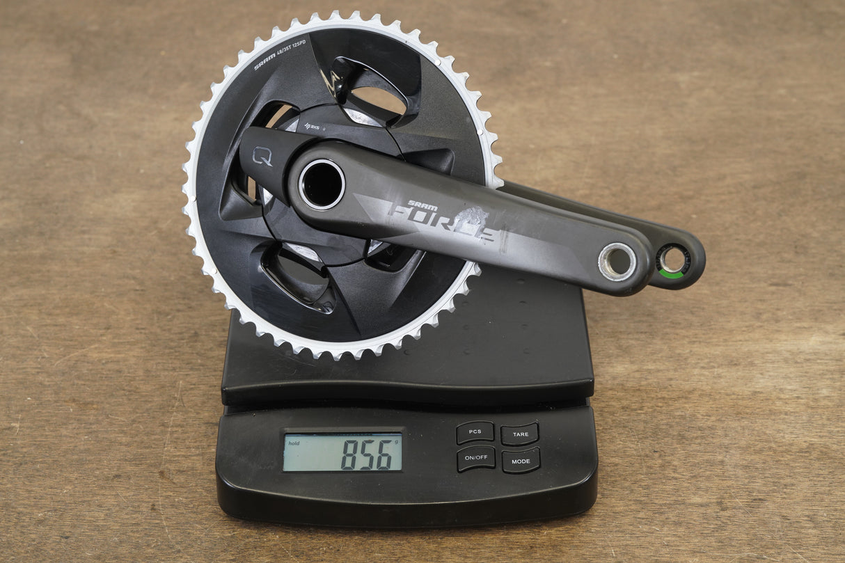 172.5mm 48/35T GXP SRAM Force AXS D1 Quarq Power Meter Crankset 856g