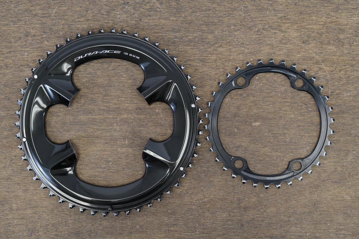 50/34T Shimano Dura-Ace FC-R9200 12 Speed Chainrings