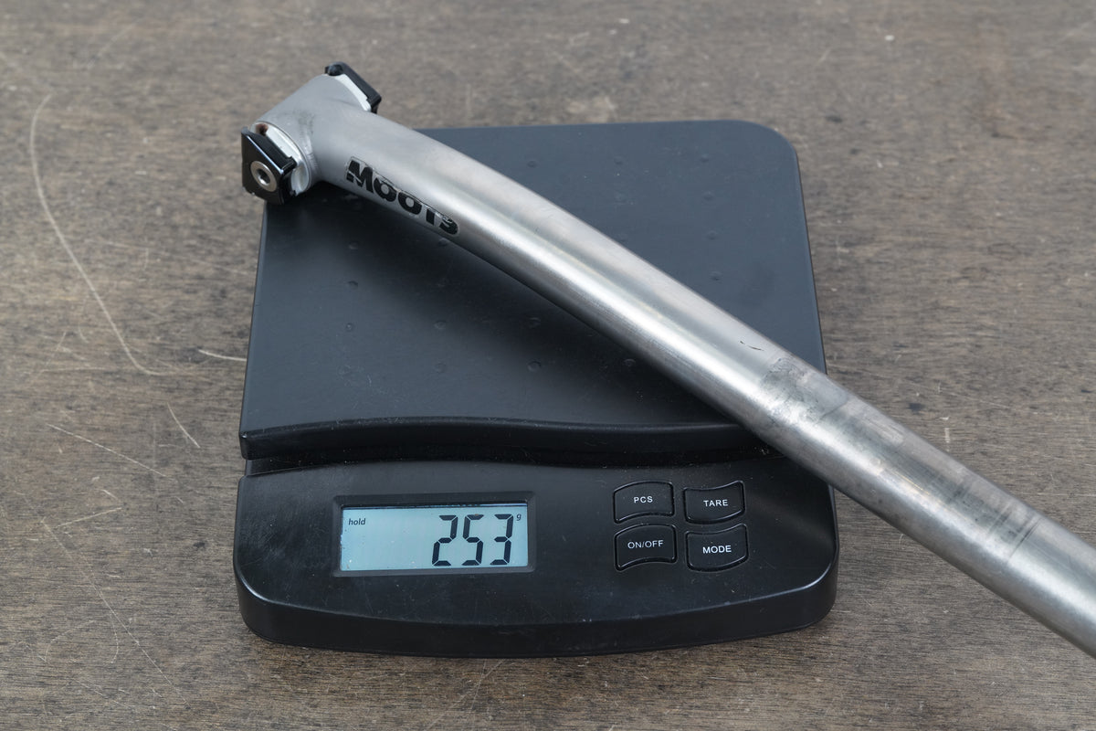 30.9mm Moots Titanium Setback Road Seatpost 253g