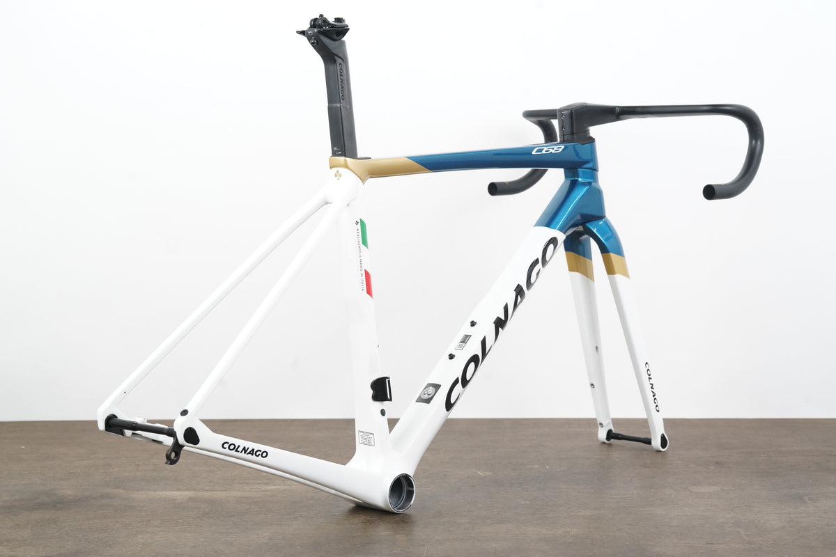 R455 (45.5cm) Colnago C68 Carbon Disc Brake Road Frameset + Cockpit