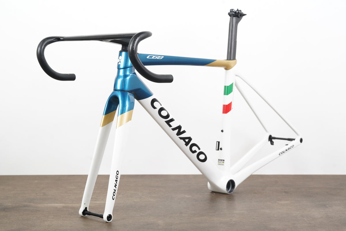 R455 (45.5cm) Colnago C68 Carbon Disc Brake Road Frameset + Cockpit