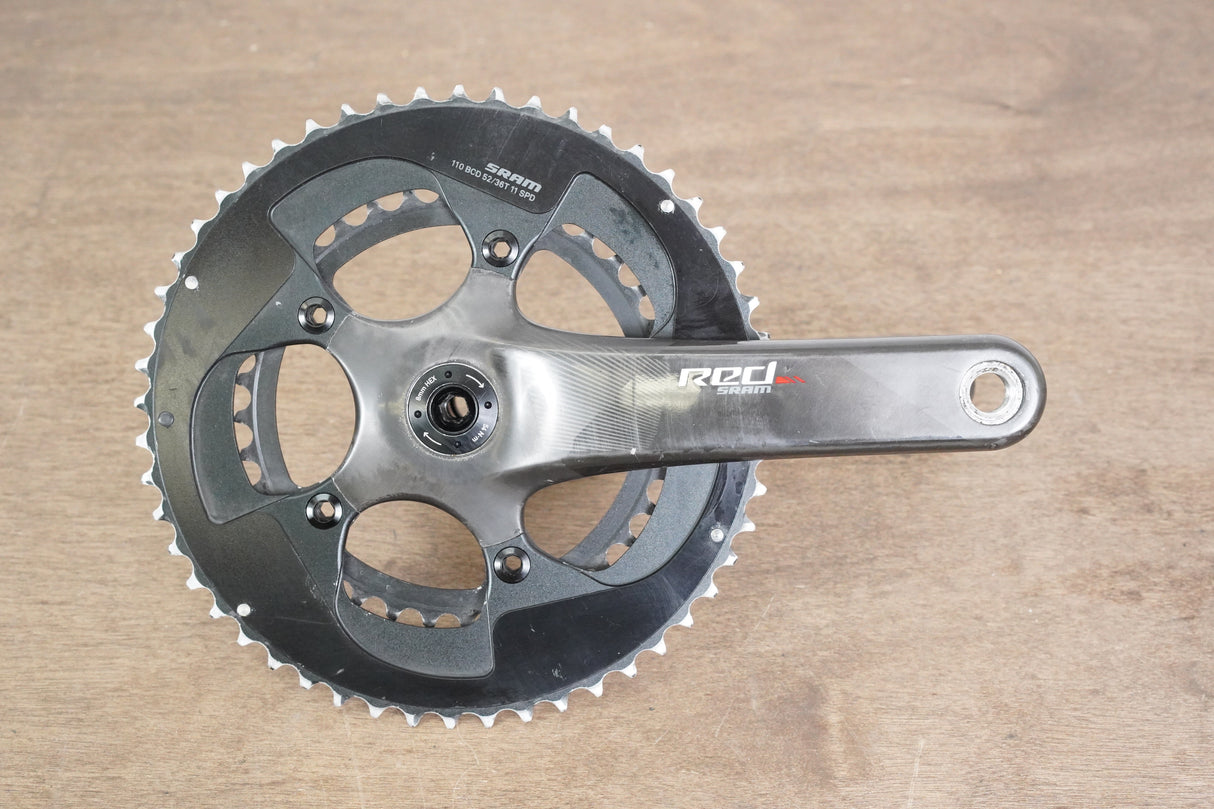 172.5mm 52/36T BB30 SRAM Red 22 Carbon Crankset