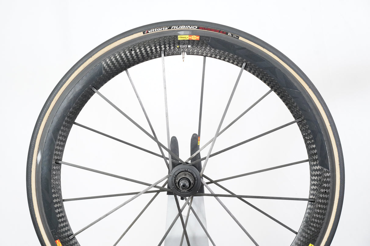 Mavic Cosmic SLR Carbon Clincher Rim Brake Wheelset Campagnolo 11 Speed