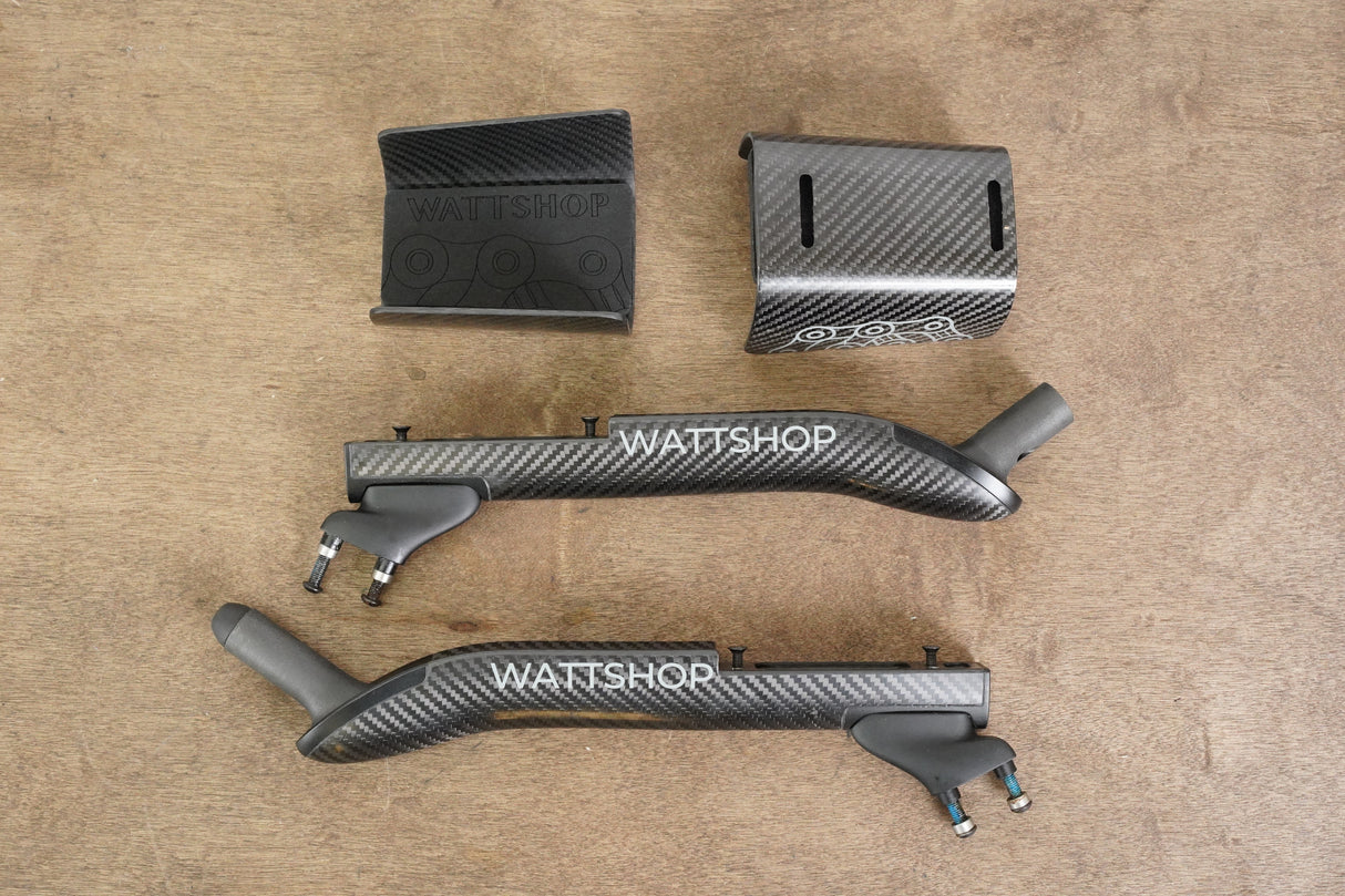 Wattshop Anemoi MK1 Carbon Extensions TT Triathlon Handlebar + Arm Rests