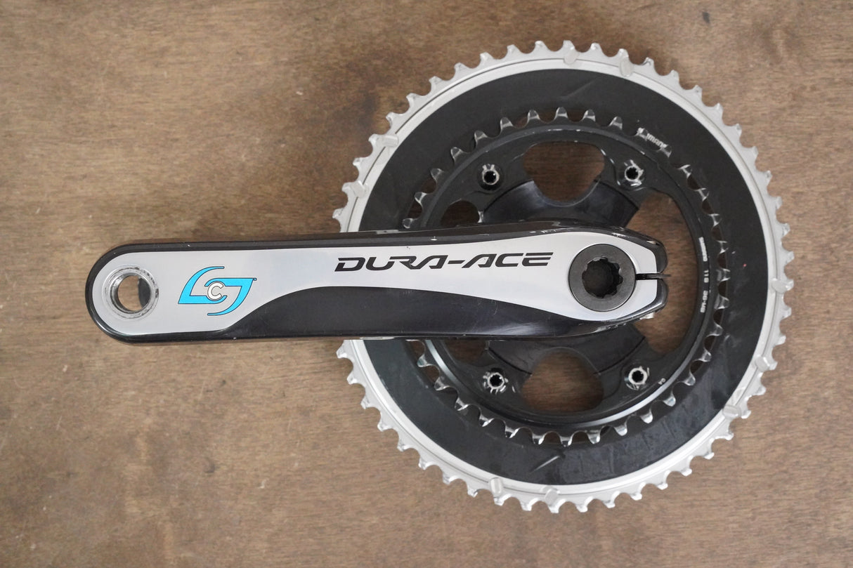 172.5mm 52/36T Shimano Dura-Ace FC-9000 11 Speed Stages Power Meter Crankset