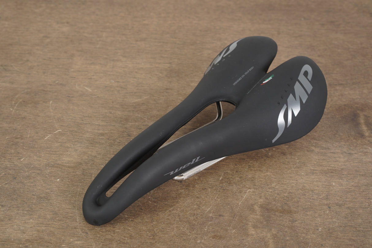 144mm Selle SMP Well Stainless Steel Rail Road Saddle