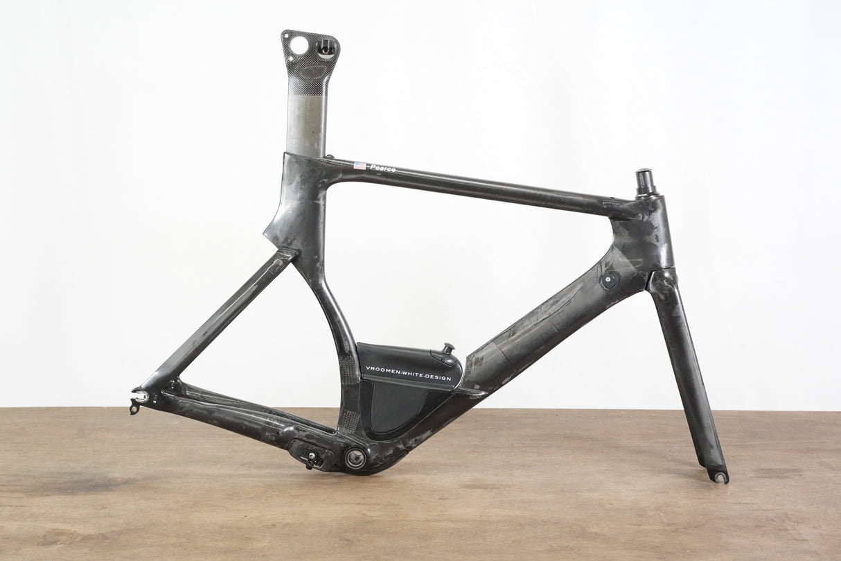 56cm Cervelo P4 Carbon Aero Rim Brake TT Triathlon Frameset