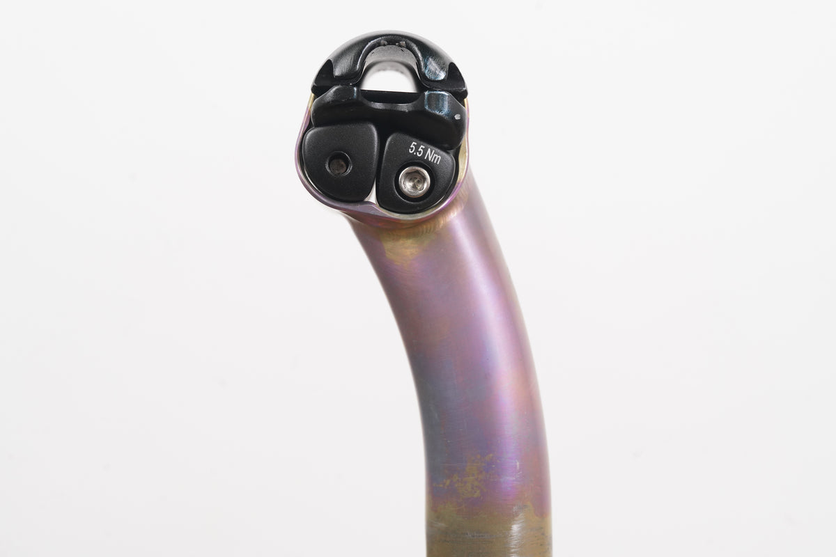 27.2mm Firefly Titanium Setback Road Seatpost 204g
