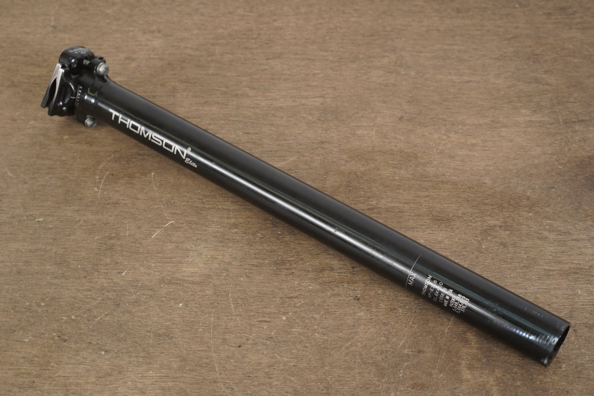 31.6mm Thomson Elite Alloy 0 Setback Road Seatpost