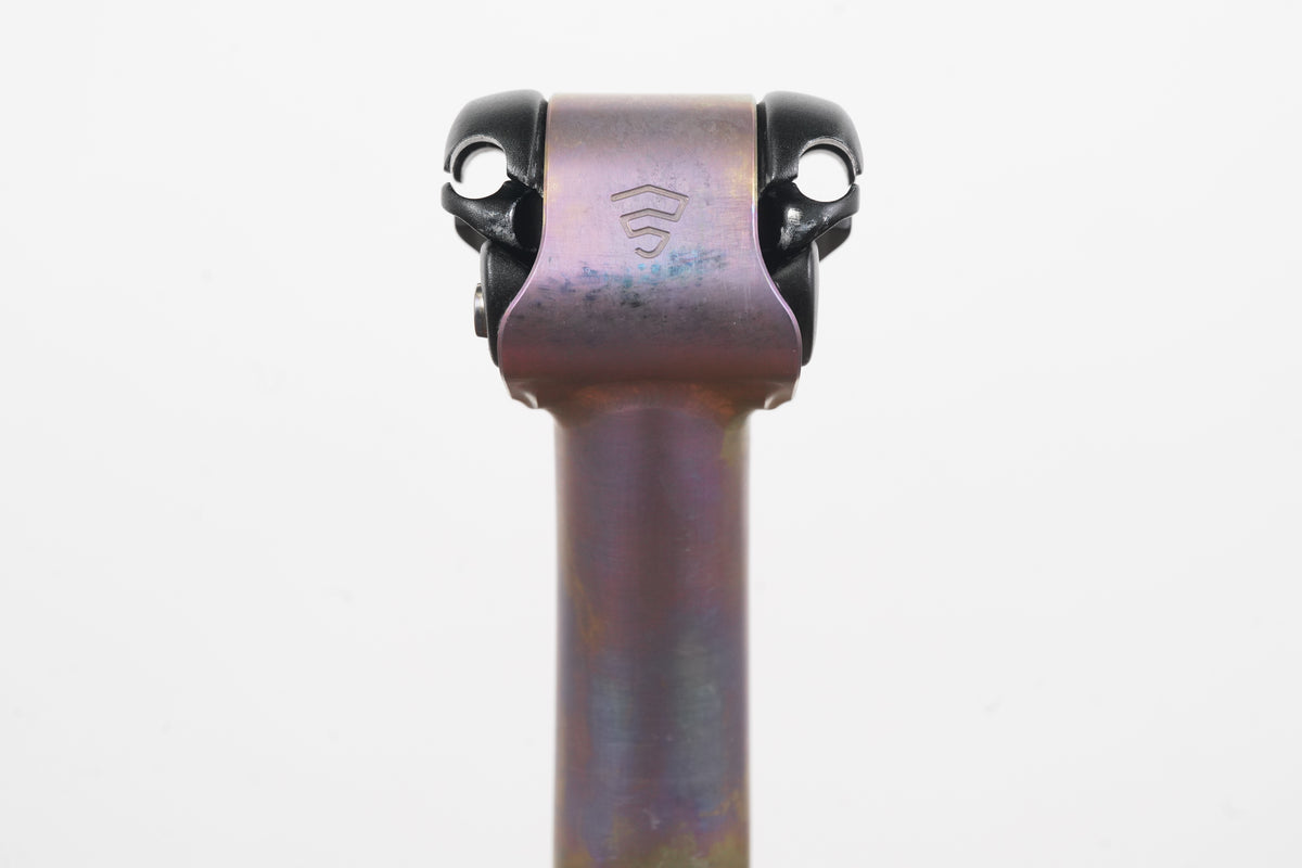 27.2mm Firefly Titanium Setback Road Seatpost 204g