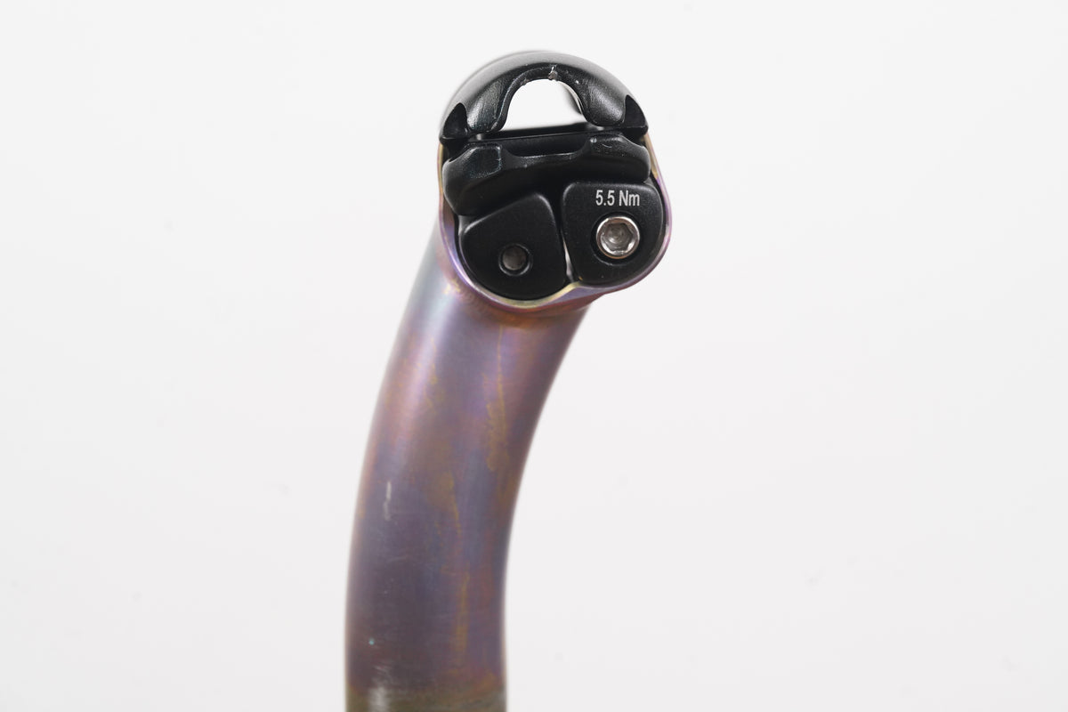 27.2mm Firefly Titanium Setback Road Seatpost 204g
