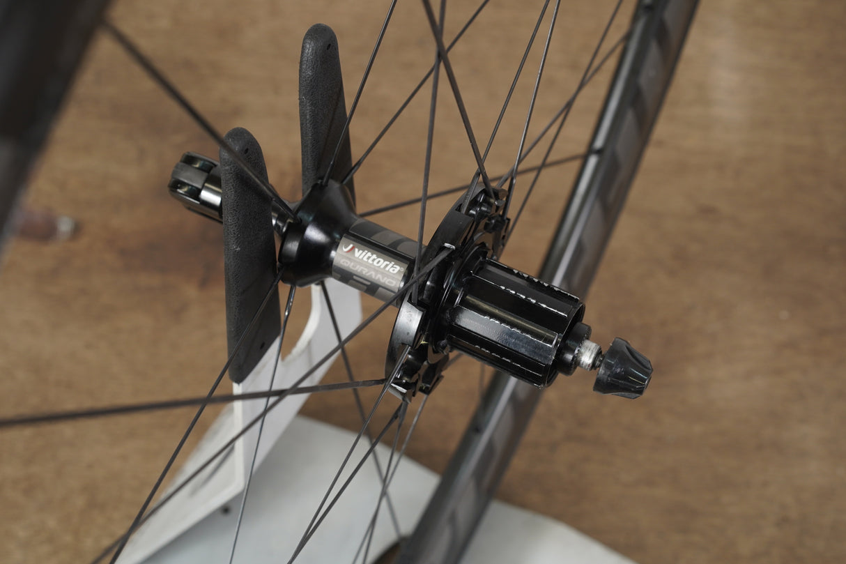 Vittoria Qurano 42/46 Carbon Tubular Rim Brake Wheelset Shimano/SRAM 11 Speed