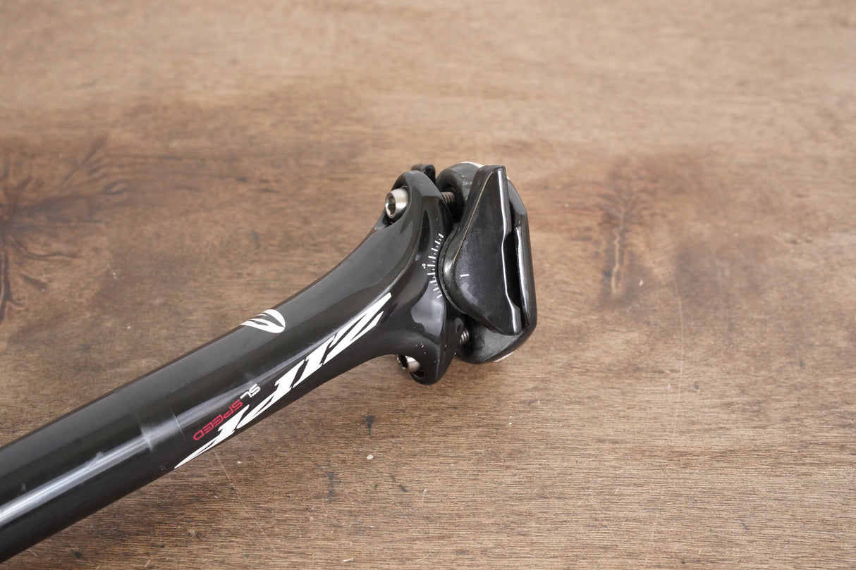 27.2mm Zipp SL Speed Carbon 0 Setback Road Seatpost