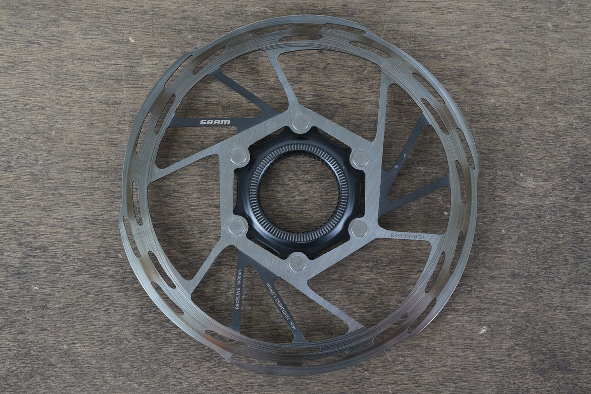 (1) 160mm SRAM PaceLine Center Lock Disc Brake Rotor