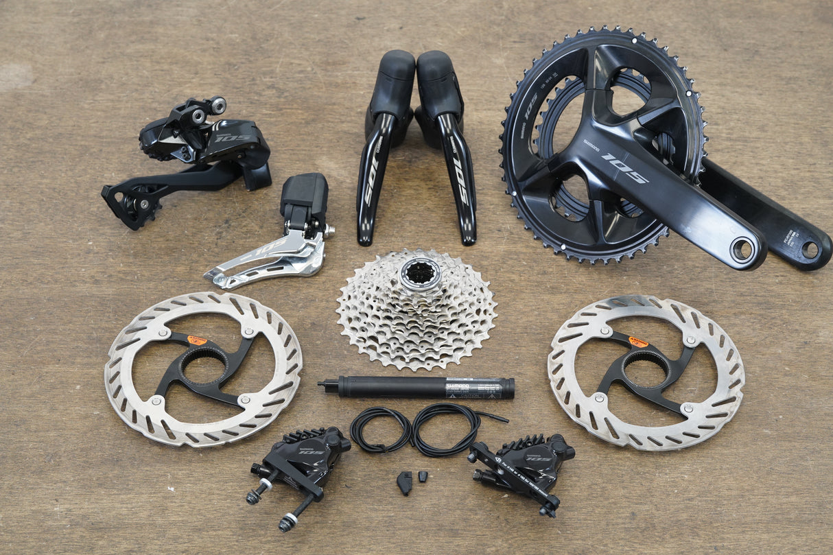 Shimano 105 R7170 Di2 12 Speed Electronic Hydraulic Disc Brake Road Full Groupset