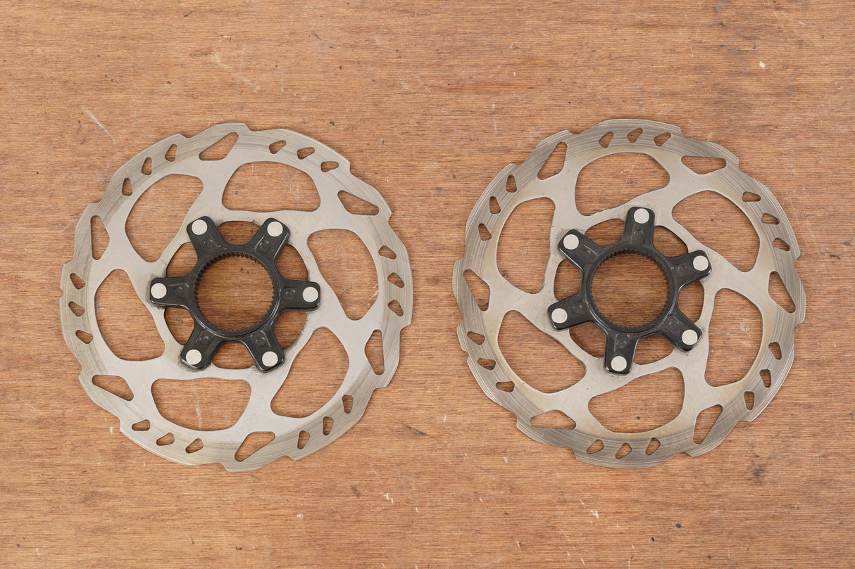 (2) 160mm Shimano SLX SM-RT70-S Center Lock Disc Brake Rotor