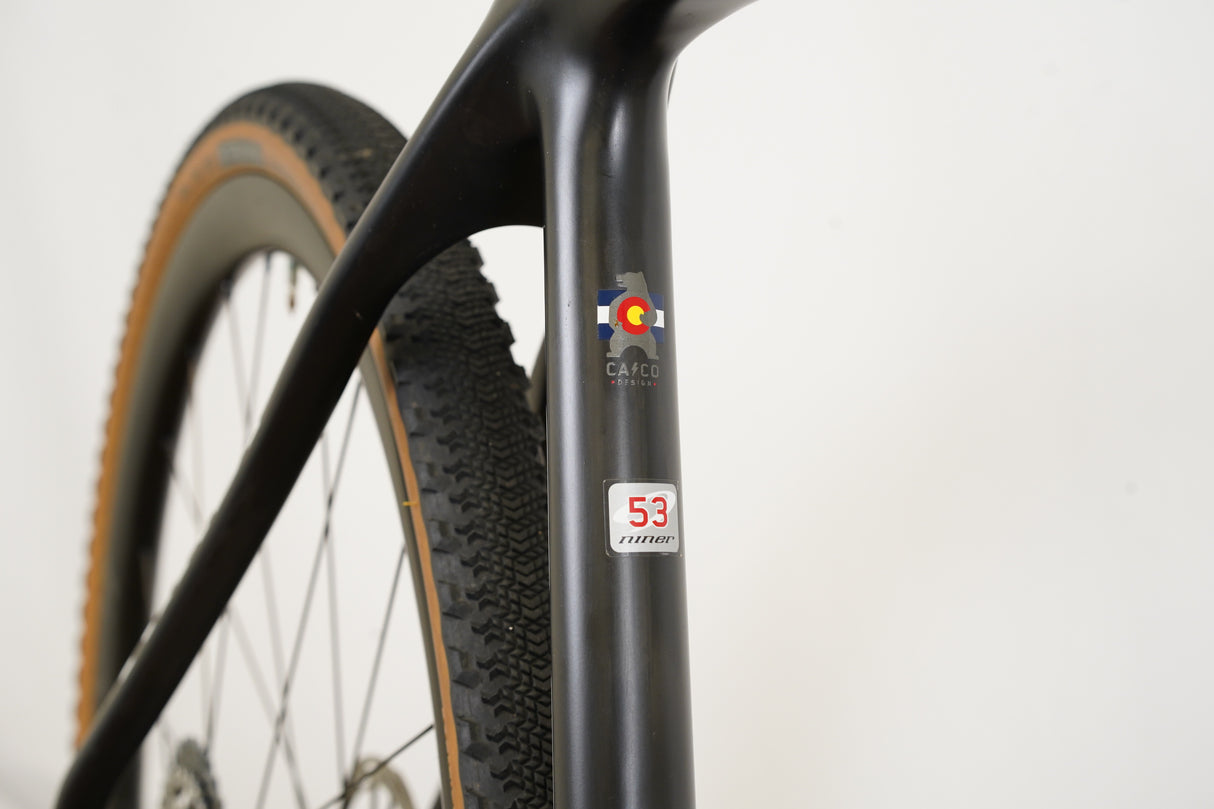 53cm Niner BSB 9 RDO V1.2 SRAM Force Rival AXS 1x Roval Carbon Disc Gravel Bike