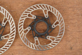 (2) 160mm/140mm Campagnolo 03 AFS Center Lock Disc Brake Rotors Road Gravel MTB