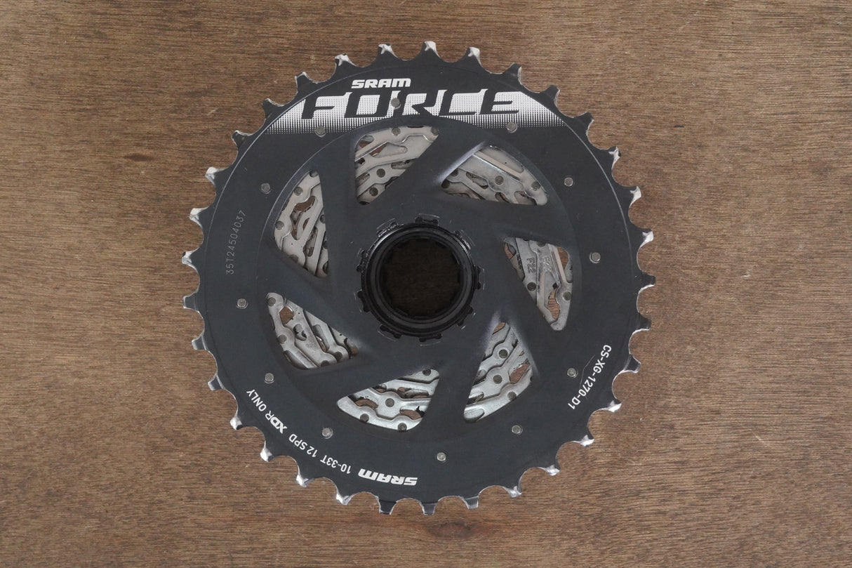 10-33T SRAM Force AXS CS-XG-1270-D1 12 Speed Road Cassette 273g