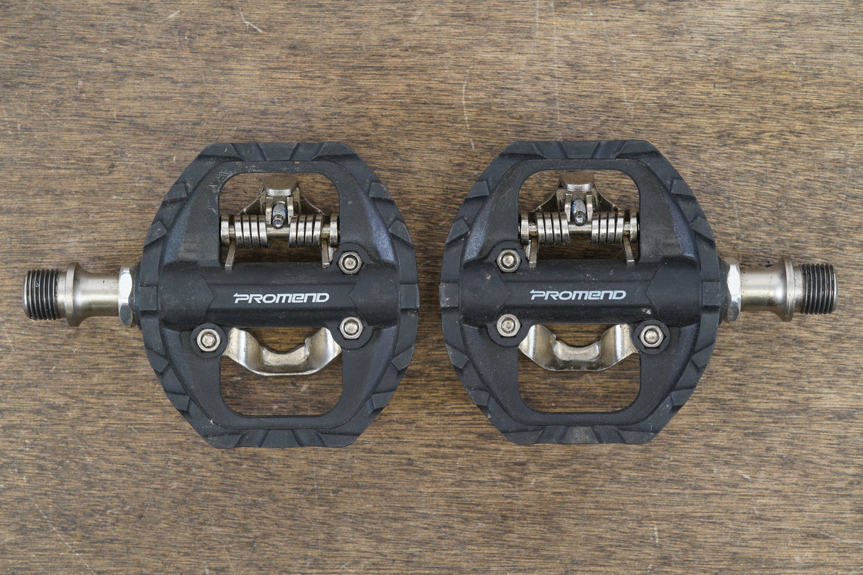 Promennd PD-F91 Dual Flat SPD Clipless Road CX MTB Pedals 295g