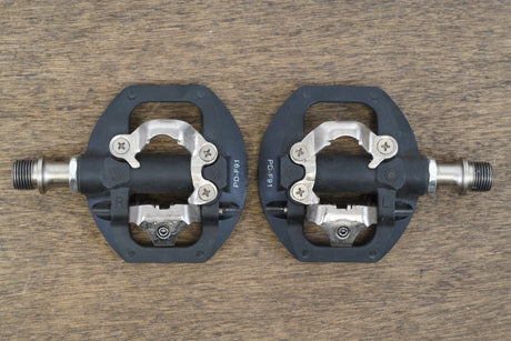Promennd PD-F91 Dual Flat SPD Clipless Road CX MTB Pedals 295g