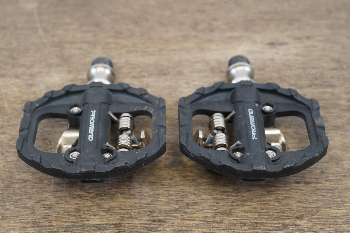 Promennd PD-F91 Dual Flat SPD Clipless Road CX MTB Pedals 295g